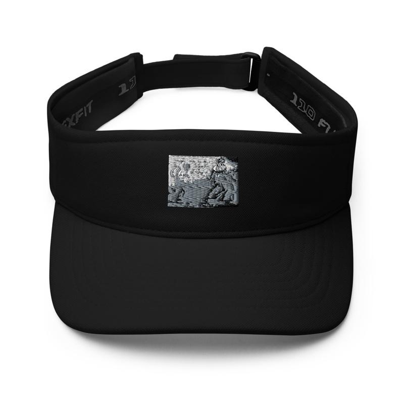 Black Journey Embroidery Visor